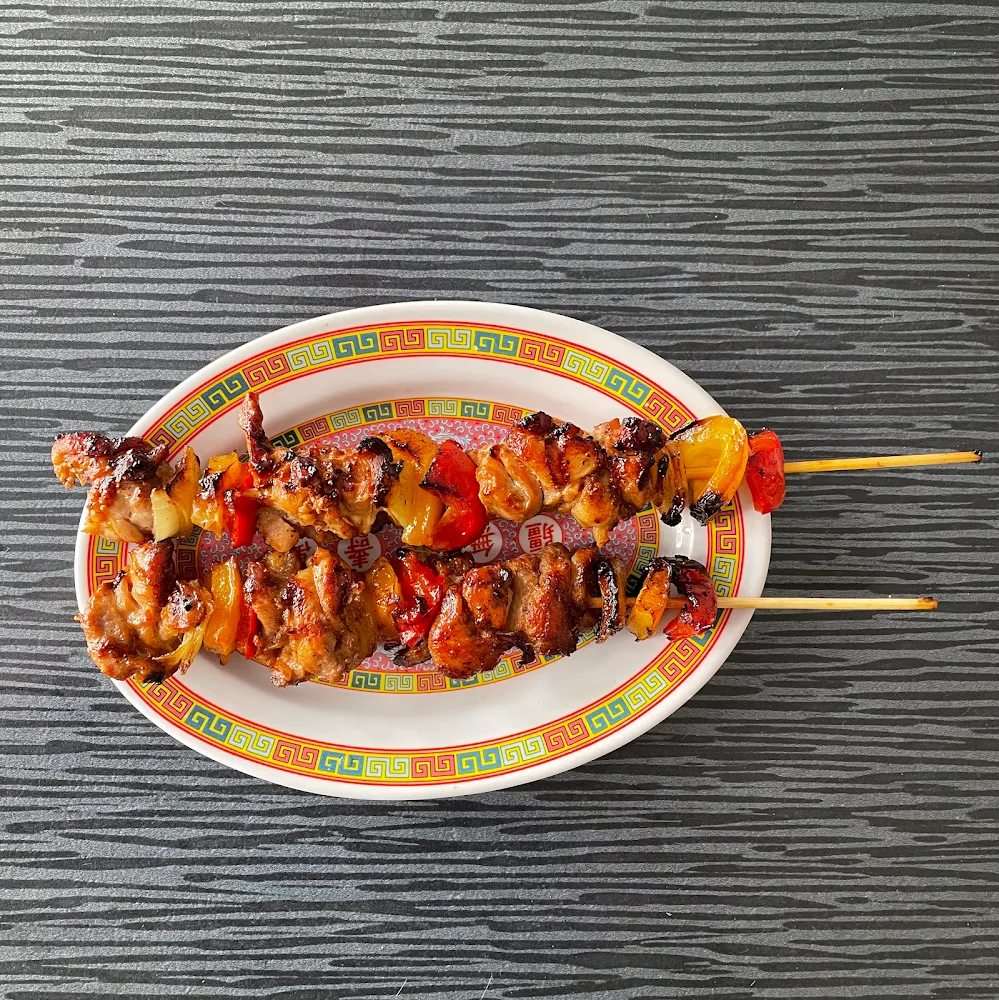 Brochettes de Poulet À la Citronnelle